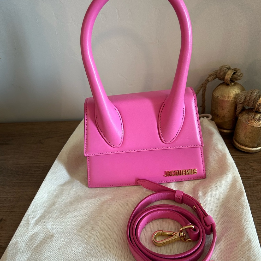 Jacquemus Vibrant Pink Mini Bag
